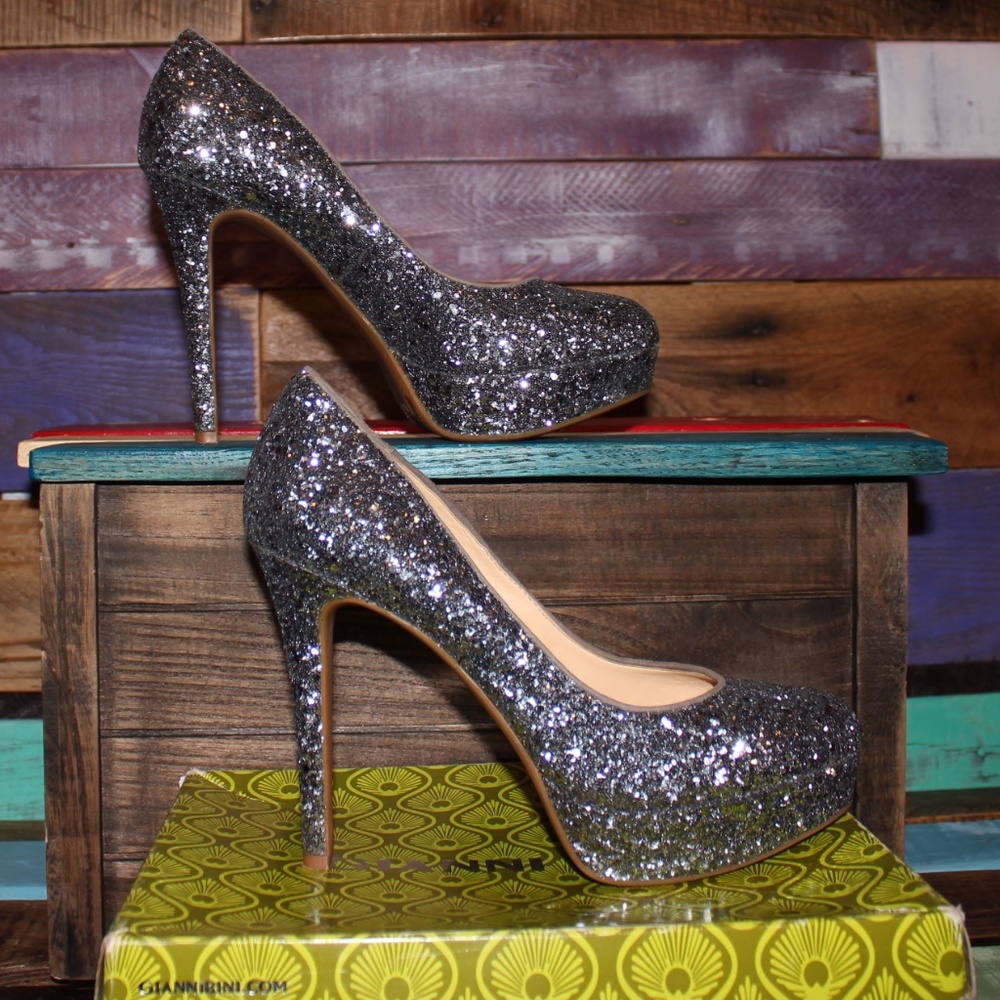GIANNI BINI STILETTO HEEL PLATFORM  PUMPS